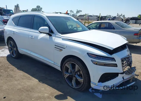 2025 Genesis Gv80 3.5T Prestige Awd из США, поврежденный, VIN KMUHEESC2SU219768